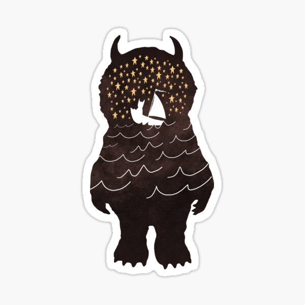 And Into The Night Sticker