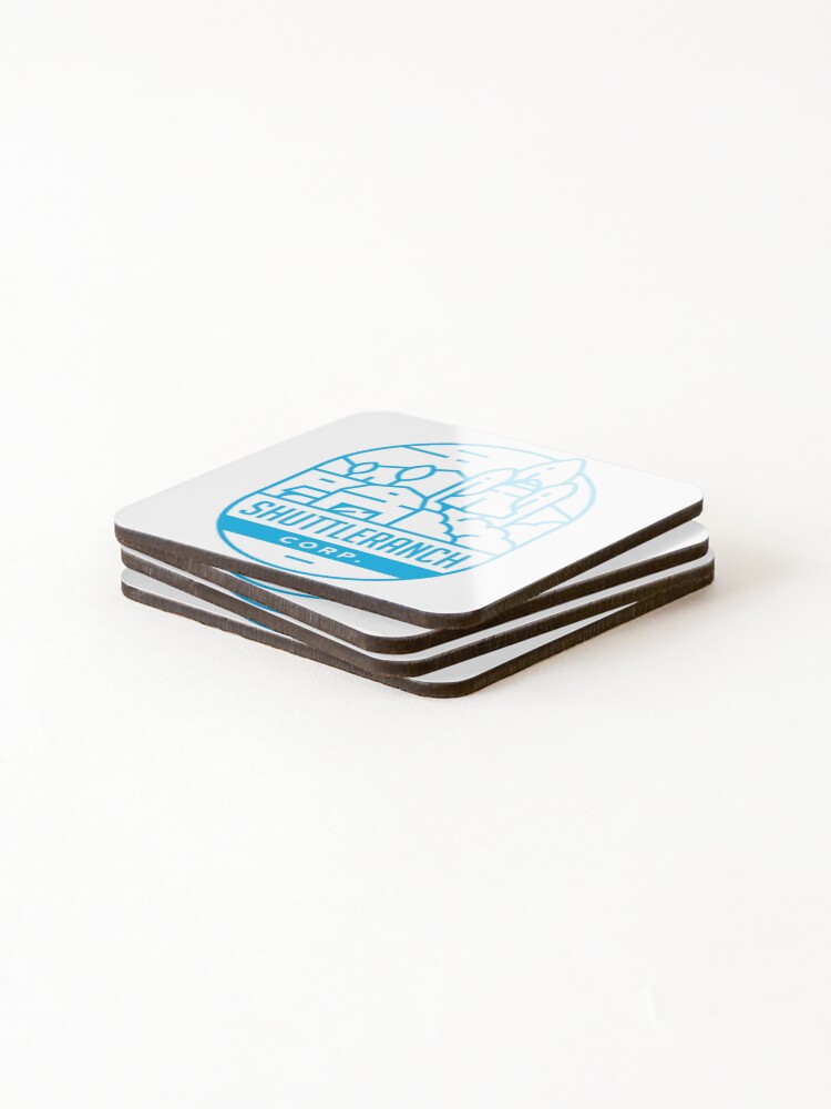 Thumbnail 4 of 5, Coasters (Set of 4), Space Shuttle Ranch - Extradapper designed and sold by extradapper.