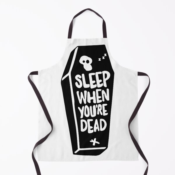 Item preview, Sleep When You're Dead Funny Motivational Quote Saying designed and sold by Fordepp.