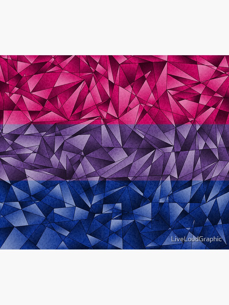 Abstract Bisexual Flag by LiveLoudGraphic