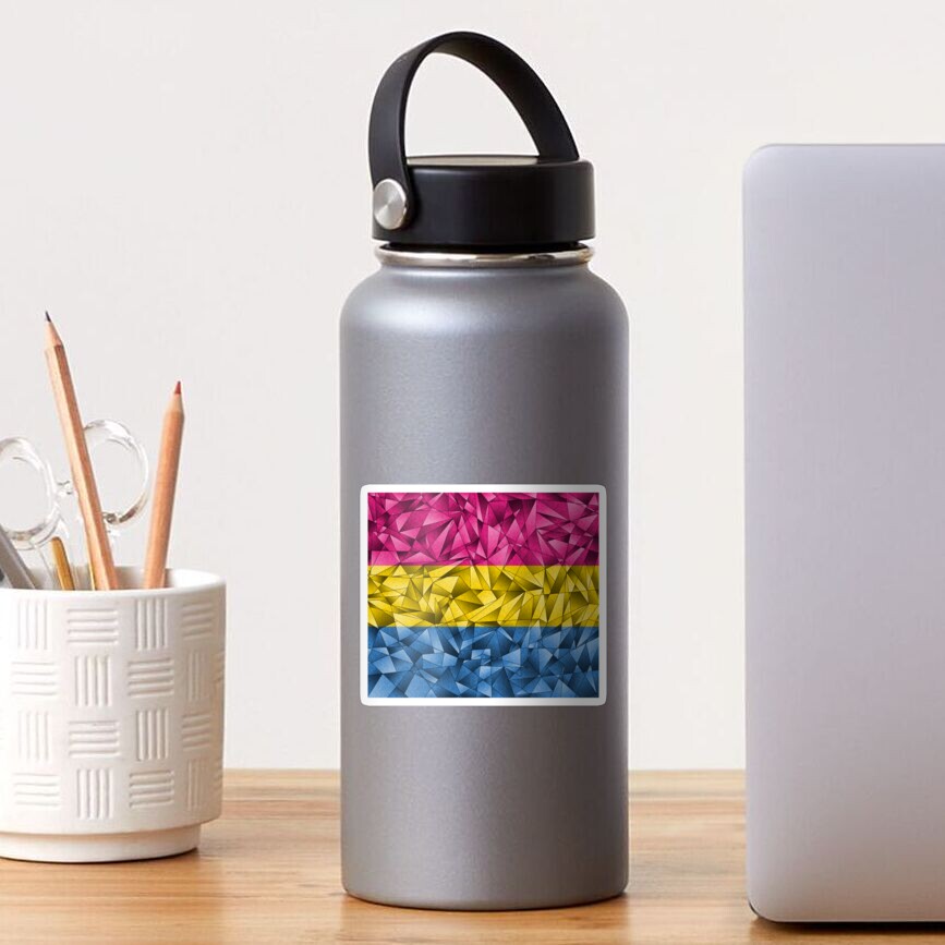 Abstract Pansexual Flag Sticker