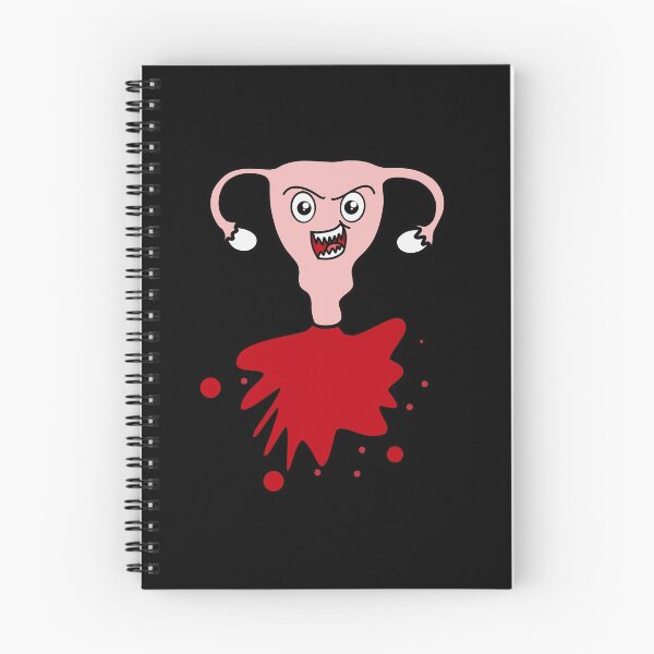 Item preview, Angry uterus menstrual period pun designed and sold by Mermaidssparkle.