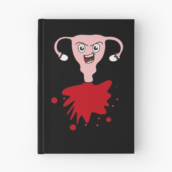 Item preview, Angry uterus menstrual period pun designed and sold by Mermaidssparkle.