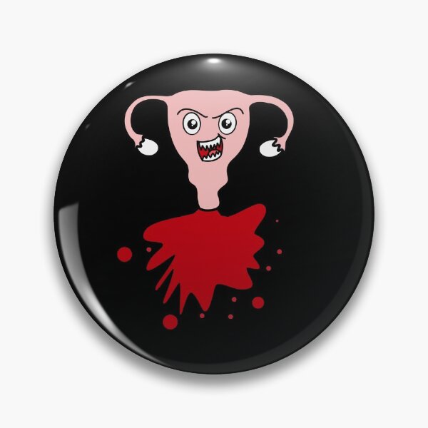 Item preview, Angry uterus menstrual period pun designed and sold by Mermaidssparkle.