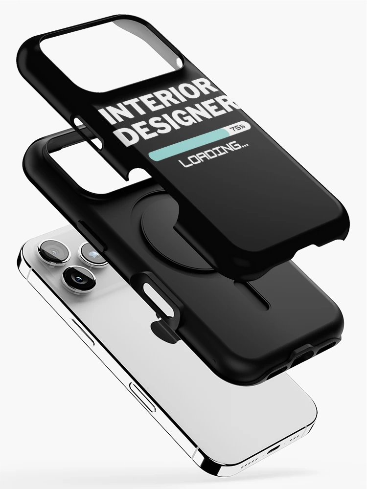 Thumbnail 2 of 4, iPhone Case, Future Interior Designer Loading In Progress designed and sold by livegood.
