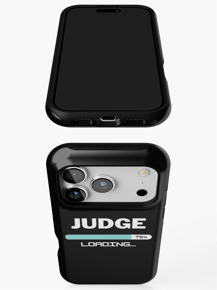 Thumbnail 3 of 4, iPhone Case, Future Judge Loading In Progress designed and sold by livegood.