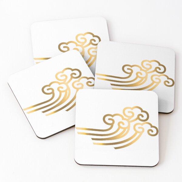Item preview, Korean Traditional Gold Pattern Style 9 on White BG designed and sold by FollowtheOrigin.