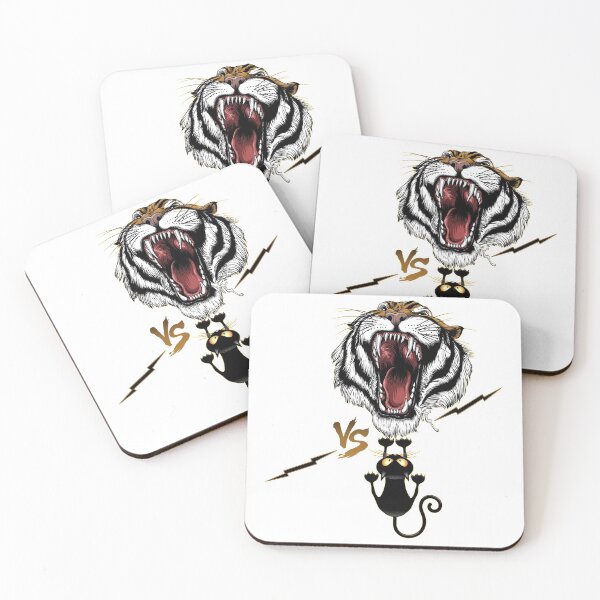 Item preview, Cat vs Tiger Cat and Tiger Roar designed and sold by theodorchik.