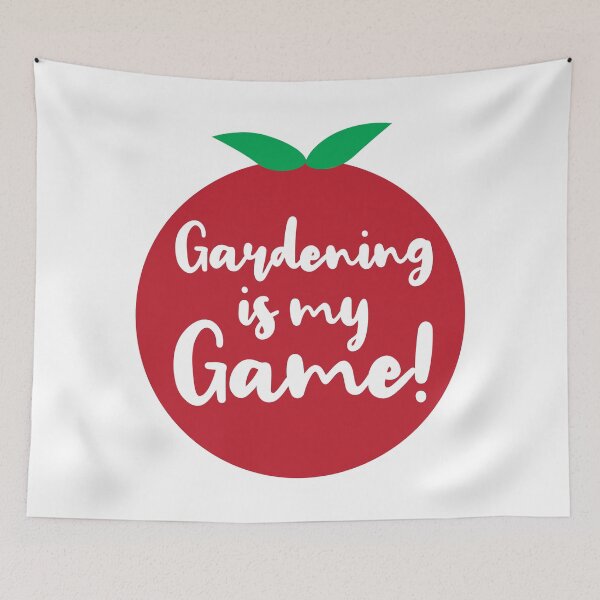 Item preview, Gardening is My Game | Tomato | Quotes | White designed and sold by Wintre2.