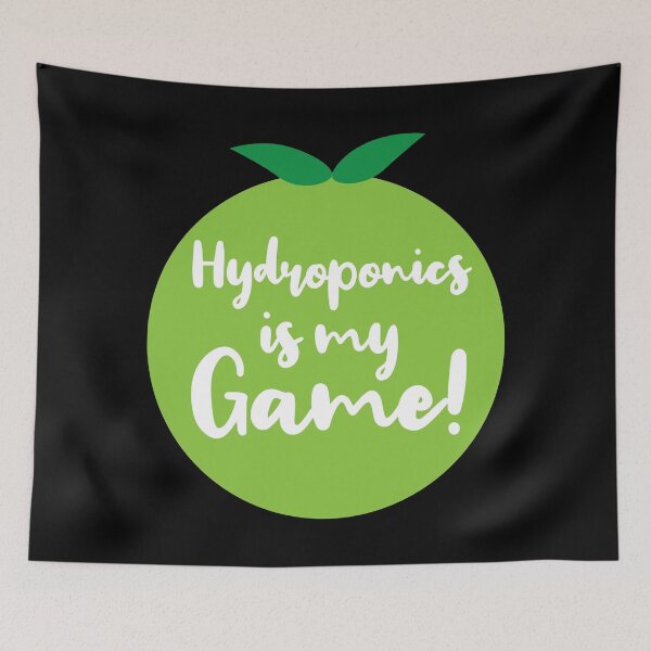 Item preview, Hydroponics is My Game | Tomato | Quotes | Black designed and sold by Wintre2.