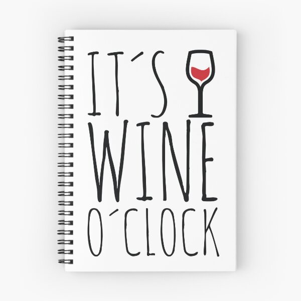 Item preview, It's wine o'clock! designed and sold by teez4dayz.