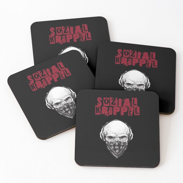 Item preview, Social cripple, lockdown, skull. Fun designed and sold by ThommyBLN.