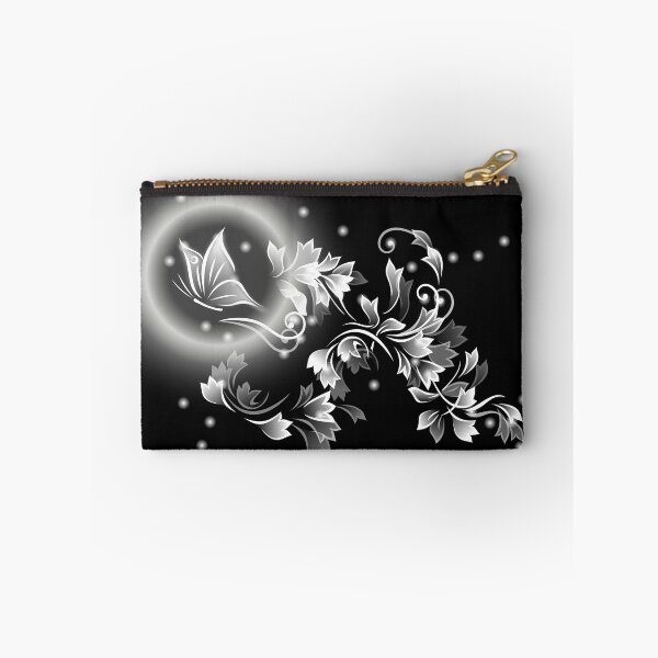 Item preview, Black And White Floral Butterfly Fantasy designed and sold by Nina Baydur.
