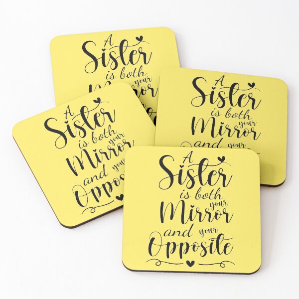 Item preview, A sister is both your mirror and your opposite Cute and Lovely Sweet Sis designed and sold by AJAD212.