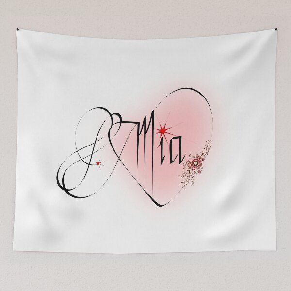 Item preview, Mia - Calligraphy designed and sold by AhMath.
