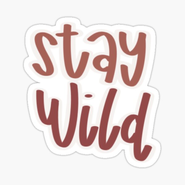 STAY WILD FOREST STICKERS - Art Brands