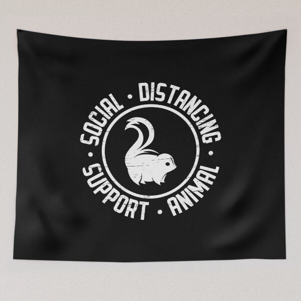 Item preview, Skunk Social Distancing Support Animal Nocturnal Stink Skunk Stink Animals Unpleasant Smell Weasel Family Collection designed and sold by shirti.