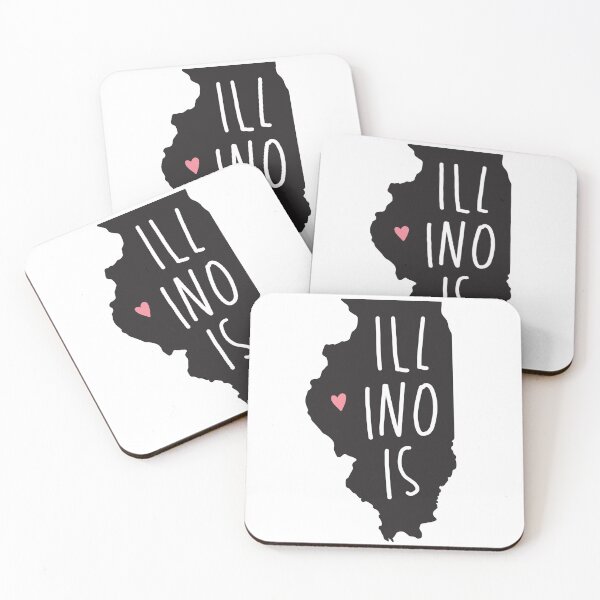 Item preview, Illinois Silhouette Sticker designed and sold by vonmeray.