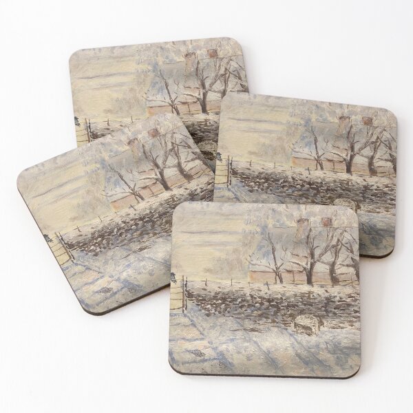 Item preview, Snowy scene, after Monet’s The Magpie designed and sold by MaidByMarion.