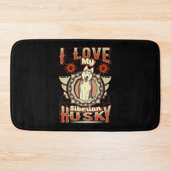 Item preview, I Love My Siberian Husky Dog Breed Dog Lover Gift designed and sold by TTFMerch.