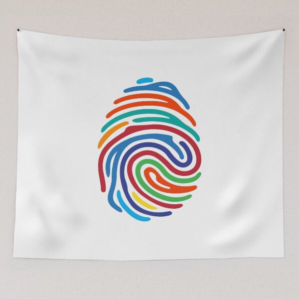 Item preview, Colorful Fingerprint designed and sold by DreamColor.