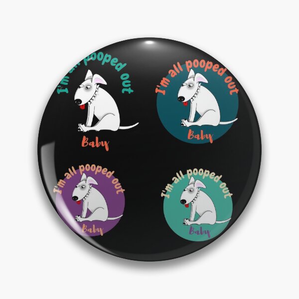 Item preview, Stickerpack of 4- I'm all pooped out, baby designed and sold by UnleyDesign.