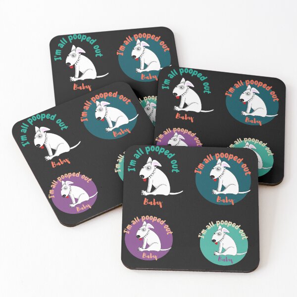 Item preview, Stickerpack of 4- I'm all pooped out, baby designed and sold by UnleyDesign.