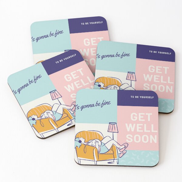 Item preview, It's gonna be fine, get well soon designed and sold by MagdalenaRulez.