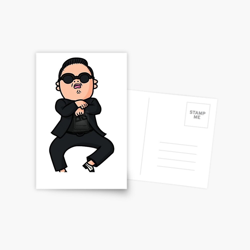 Gangnam Style Dance Op Greeting Card By Dido95 Redbubble