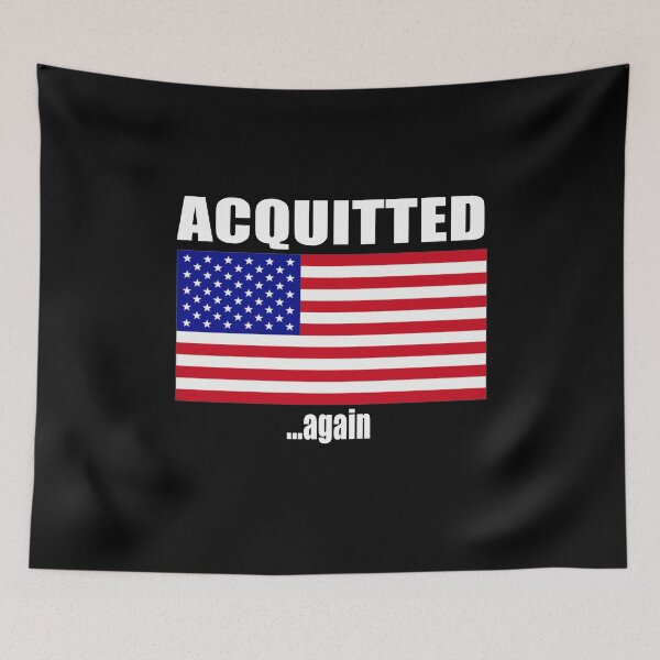 Item preview, Acquitted Again American Flag designed and sold by Niishouseca.