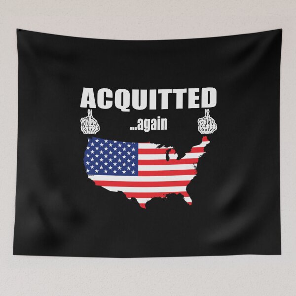 Item preview, ACQUITTED AGAIN DONALD TRUMP AMERICA 2021 designed and sold by Niishouseca.