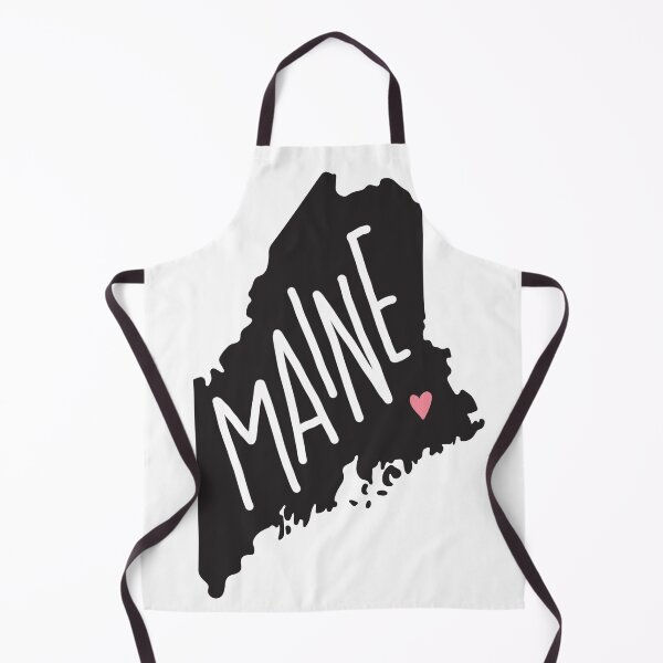 Item preview, Maine Silhouette Sticker designed and sold by vonmeray.