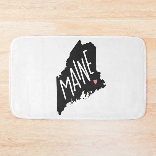 Item preview, Maine Silhouette Sticker designed and sold by vonmeray.