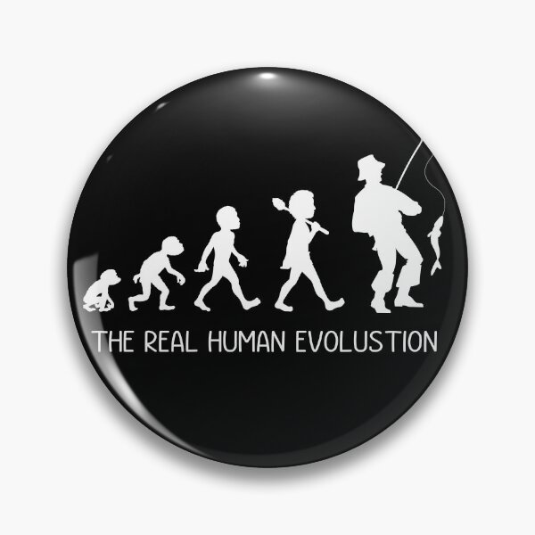 Item preview, Fishing Human Evolution Funny Fishing Gift Idea designed and sold by NSTeeDesign.