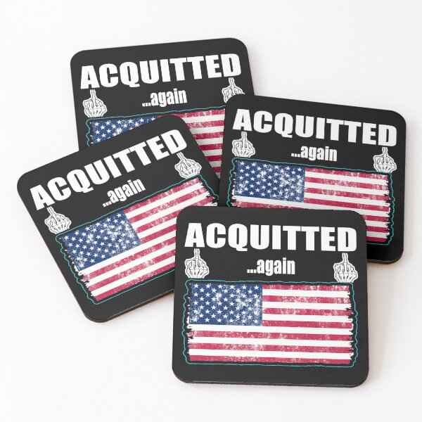 Item preview, ACQUITTED AGAIN TRUMP AMERICAN FLAG 2021 designed and sold by Niishouseca.