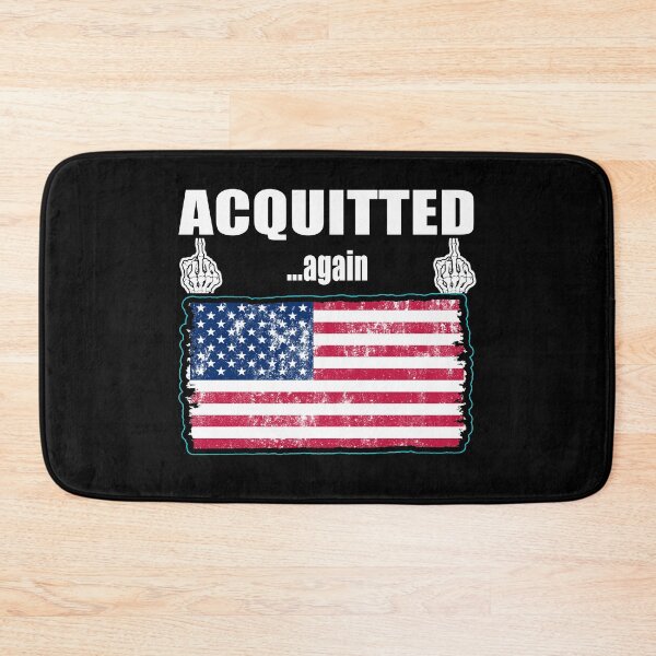 Item preview, ACQUITTED AGAIN TRUMP AMERICAN FLAG 2021 designed and sold by Niishouseca.