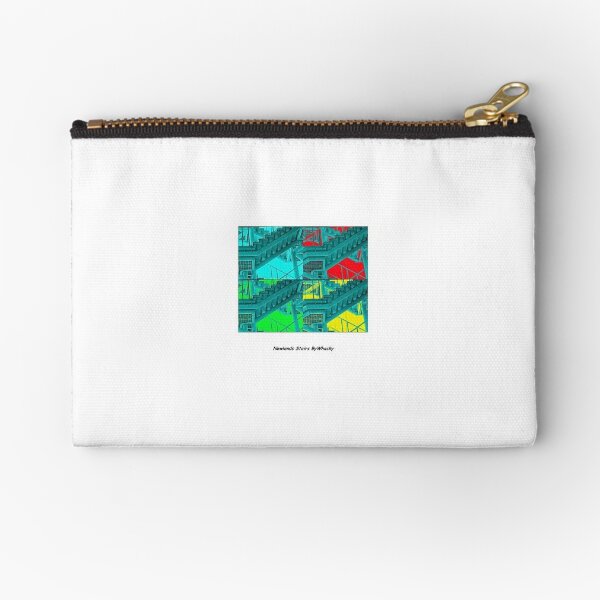 Newlands stairs poster print style  Zipper Pouch