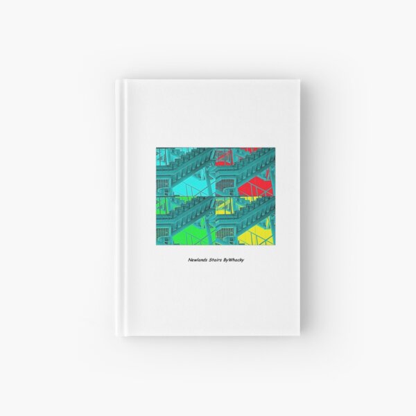Newlands stairs poster print style Hardcover Journal
