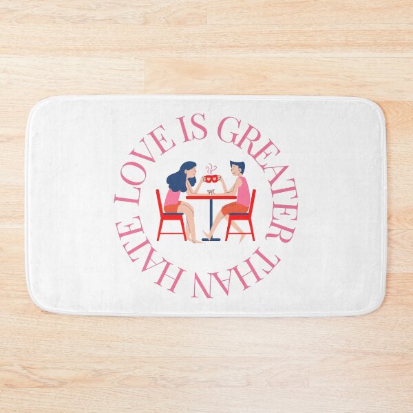 Item preview, LOVE IS GREATER THAN HATE Design designed and sold by LevelUpMerch.