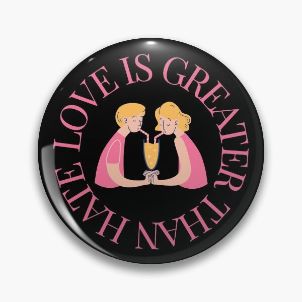 Item preview, LOVE IS GREATER THAN HATE Design designed and sold by LevelUpMerch.