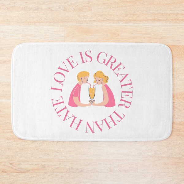 Item preview, LOVE IS GREATER THAN HATE Design designed and sold by LevelUpMerch.