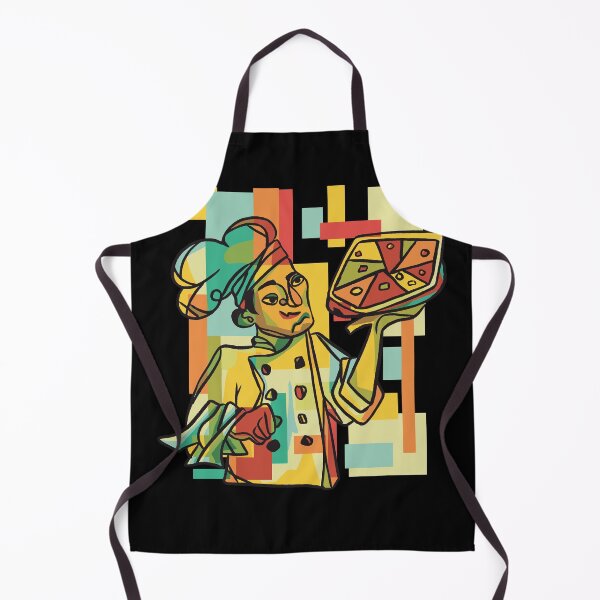 Item preview, Cubistic Pizza Chef Professional Art designed and sold by Piztees.