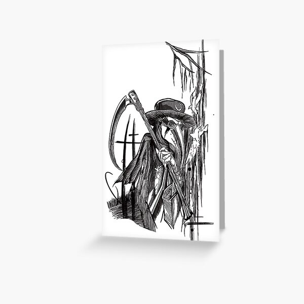 Doctor Plague Greeting Card