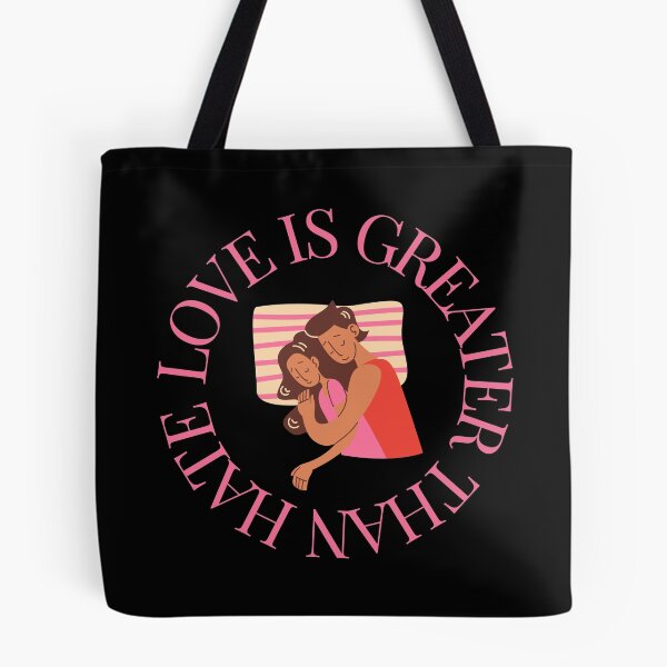Item preview, LOVE IS GREATER THAN HATE Design designed and sold by LevelUpMerch.