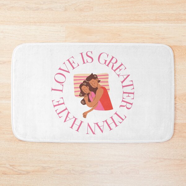 Item preview, LOVE IS GREATER THAN HATE Design designed and sold by LevelUpMerch.