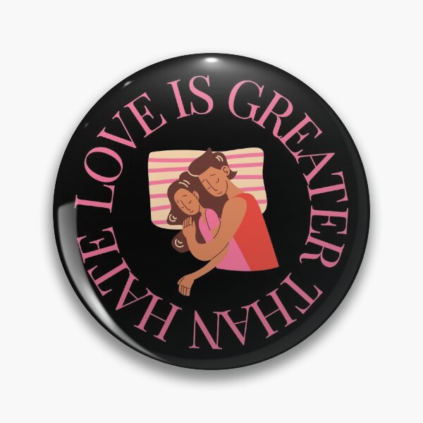 Item preview, LOVE IS GREATER THAN HATE Design designed and sold by LevelUpMerch.