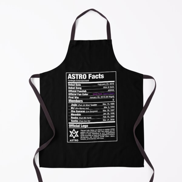 Item preview, ASTRO Kpop Nutritional Facts 2 designed and sold by skeletonvenus.