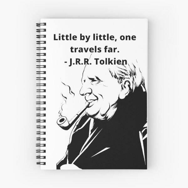Item preview, Little by little one travels far. - J.R.R. Tolkien designed and sold by Samthenet.