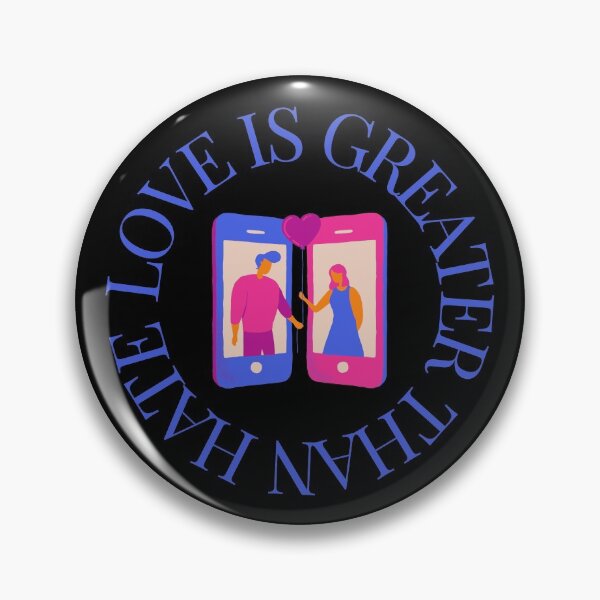 Item preview, LOVE IS GREATER THAN HATE Design designed and sold by LevelUpMerch.