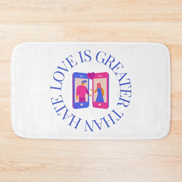 Item preview, LOVE IS GREATER THAN HATE Design designed and sold by LevelUpMerch.